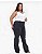 Calça Reta Jeans Black c Stretch Feminina Plus Size do 44 ao 70 3438 - Imagem 2
