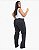 Calça Reta Jeans Black c Stretch Feminina Plus Size do 44 ao 70 3438 - Imagem 3