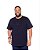 Camiseta Básica  Plus Size Azul Marinho XP a G5 - Imagem 2