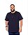 Camiseta Básica  Plus Size Azul Marinho XP a G5 - Imagem 1