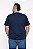 Camiseta Básica Masculina Plus Size Azul Marinho XP a G5 - Imagem 3