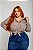 Camisa Feminina Viscose Bege Plus Size XP ao G5 06 - Imagem 1