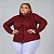 Camisa Tricoline Feminina Stretch Bordo Plus Size Xp Ao G5 3150 - Imagem 1