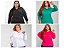 Camisa Tricoline Feminina Stretch  Plus Size Pequenos Defeitos  Xp Ao G5 - Imagem 2