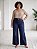 Calça Wide Leg Jeans Com Stretch Plus Size Do 44 ao 70 3470 - Imagem 1
