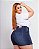 Short Saia Jeans Com Puido e  Elastano 44 ao 70 3439 - Imagem 2