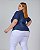 Camisa Jeans Manga Curta Stretch Lavagem Escura SKY Plus Size XP ao G5 3340 - Imagem 2