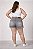 Short Jeans Stretch Barra Desfiada Plus Size Do 44 ao 70 3456 - Imagem 2