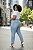 Calça Jeans Stretch Skiny Lavagem Clara Sky Feminina Plus Size 46 ao 70 3437 - Imagem 2