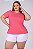 Kit com 3 Camisetas Básicas Feminina 100% Algodão Plus size Do XP ao G5 - Imagem 1
