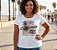 Camiseta Estampada Feminina California Branca Plus size Do XP ao G5 - Imagem 1