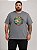 Camiseta Estampada Rock & Roll Cinza Chumbo Plus Size XP ao G5 - Imagem 1