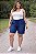 Bermuda Ciclista Jogger Jeans Stretch Feminina Plus Size 44 ao 70 3455 - Imagem 3