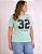 Camiseta Estampada Feminina Los Angeles 32 Verde Plus size Do XP ao G5 - Imagem 2