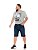 Bermuda Jeans Basica 100%Algodão 50 ao 80 2285 - Imagem 3
