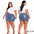 Kit 2Mini Saia Jeans com Stretch Feminina Plus Size - Imagem 3