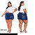 Kit 2Mini Saia Jeans com Stretch Feminina Plus Size - Imagem 4