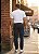 Calça Jeans Stretch c/ Detalhe de Puídos Masculina Plus Size 50 ao 80 2294 - Imagem 3
