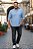 Calça Reforçada Jeans Grosso Stretch Black c/ Used Plus Size Masculina 50 ao 80 2292 - Imagem 1