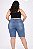 Bermuda Ciclista Jogger Jeans Stretch com Puído Feminina Plus Size 44 ao 70 3457 - Imagem 4