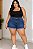 Short Jeans Stretch Feminino Plus Size Barra Desfiada do 44 ao 70 3478 - Imagem 2