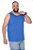 Camiseta Regata Basica Azul Plus Size XP ao  G5 - Imagem 4