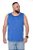 Camiseta Regata Basica Azul Plus Size XP ao  G5 - Imagem 3