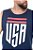 Camiseta Regata USA Marinho Plus Size XP ao  G5 - Imagem 4