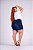 Bermuda Feminina Jeans Stretch Lavagem Escura 3441 - Imagem 4