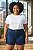 Bermuda Feminina Jeans Stretch Lavagem Escura 3441 - Imagem 1
