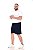 Bermuda Masculina Tactel Elastano Plus size Marinho - Imagem 1
