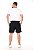 Bermuda Masculina Tactel Elastano Plus Size Preta - Imagem 2