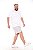 Bermuda Masculina Tactel Elastano Plus size Areia - Imagem 2
