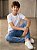 Calça Jeans Stretch Clear Masculina Juvenil 10 ao 16 1714 - Imagem 2