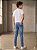 Calça Jeans Stretch Clear Masculina Juvenil 10 ao 16 1714 - Imagem 4