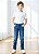 Calça Jeans Stretch Puído Masculina Juvenil 10 ao 16 1672c - Imagem 1