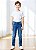 Calça Jeans Stretch Puído Masculina Juvenil 10 ao 16 1672c - Imagem 2