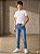 Calça Jeans Stretch Clear Masculina Juvenil 10 ao 16 1714 - Imagem 1