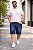 Bermuda Jeans Stretch Bigode e Used Masculina Plus Size 50 a 80 2295 - Imagem 3