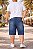 Bermuda Jeans Stretch Bigode e Used Masculina Plus Size 50 a 80 2296 - Imagem 4