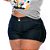 Short Jeans Stretch c Detalhe Preto Lateral e Bolsos Plus Size 62 ao 70 3224 - Imagem 3