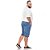 Bermuda Jeans Stretch Delavê Masculina Plus Size  66 ao 78  2063 - Imagem 2