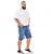 Bermuda Jeans Stretch Delavê Masculina Plus Size  66 ao 78  2063 - Imagem 1