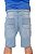 Bermuda Jeans Stretch Clear Puído Masculina Plus Size  50 ao 80 2254 - Imagem 5