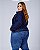 Jaqueta Jeans Stretch  Feminina Plus Size XP ao G5 3380 - Imagem 2