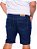 Bermuda Jeans Stretch Rasgada Masculina Plus Size  2059 - Imagem 2