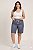 Bermuda Feminina Ciclista Jogger Jeans Stretch Plus Size Cinza Do 44 ao 70 3461 - Imagem 1