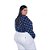 Camisa Feminina Viscose Estampada Triângulo Plus Size XP ao G5 - Imagem 2