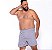 Cueca Samba Canção Cinza Mescla Plus Size 1001 - Imagem 1