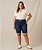 Bermuda Jeans Feminina Com Barrinha Dobrada Plus Size 3462 - Imagem 5